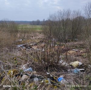 Mėšlidė, esanti Dievo krėslo g. Varnaičių k. Žlibinų sen