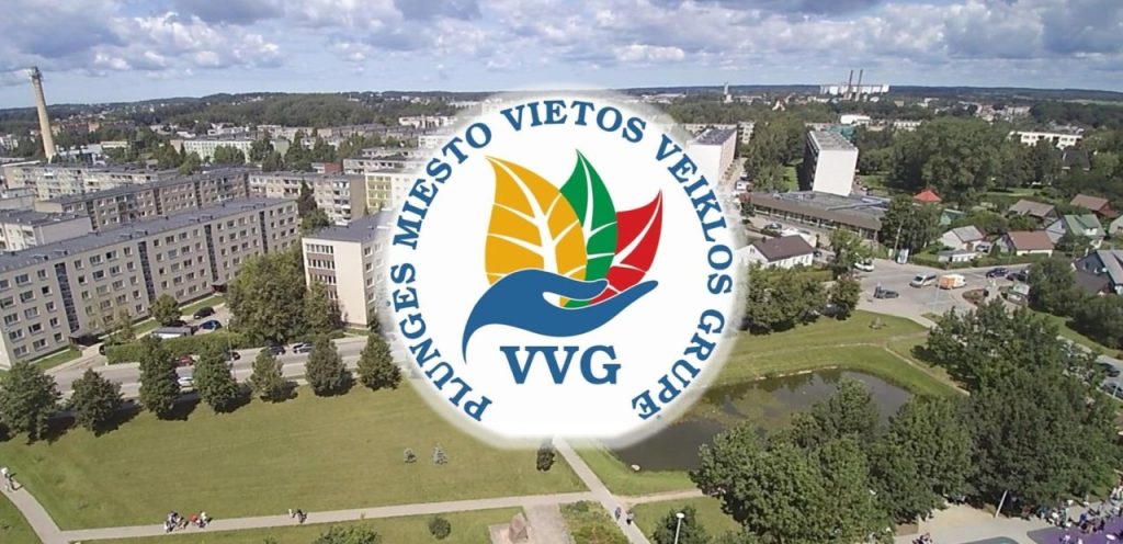 Plungės miesto vietos veiklos grupė, Plungės miesto parama su VVG logotipu