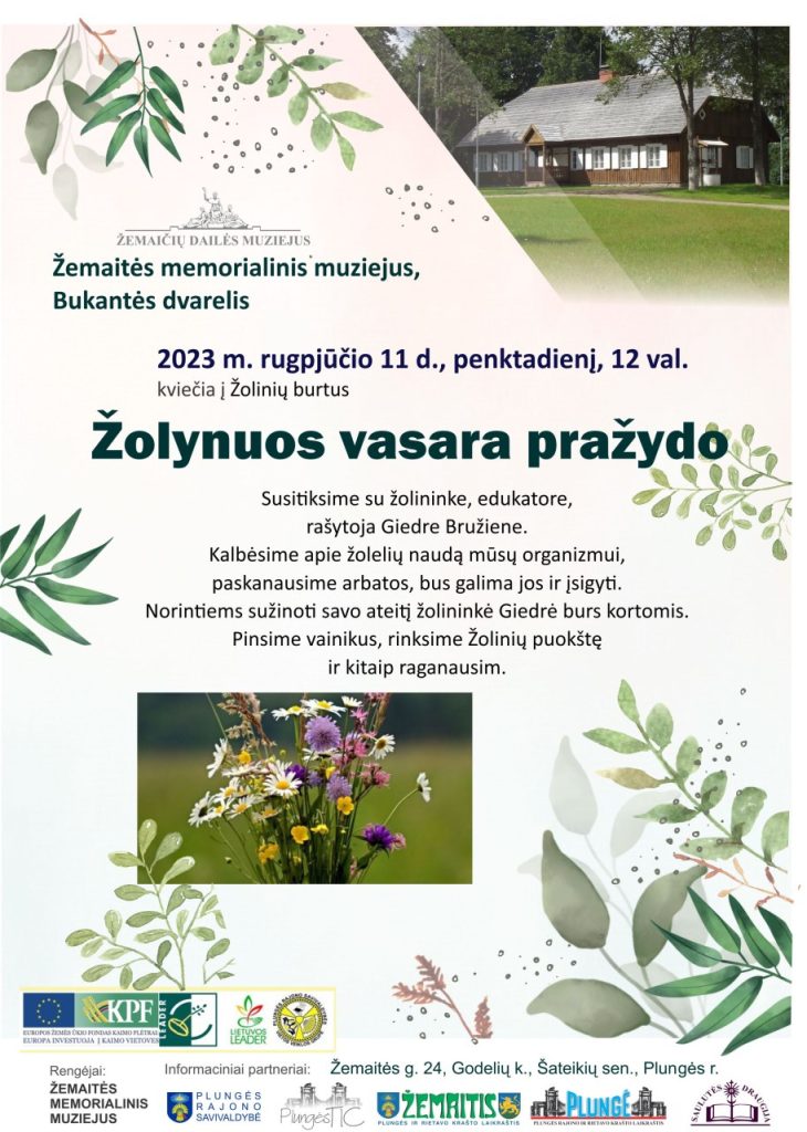 2023-08-11 Žolinė Bukantėje su žolininke Giedre Bružiene