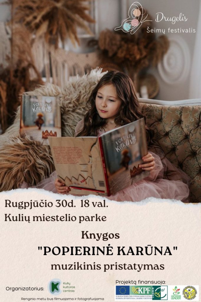 2023-08-30 knygos "Popierinė karūna" pristatymas