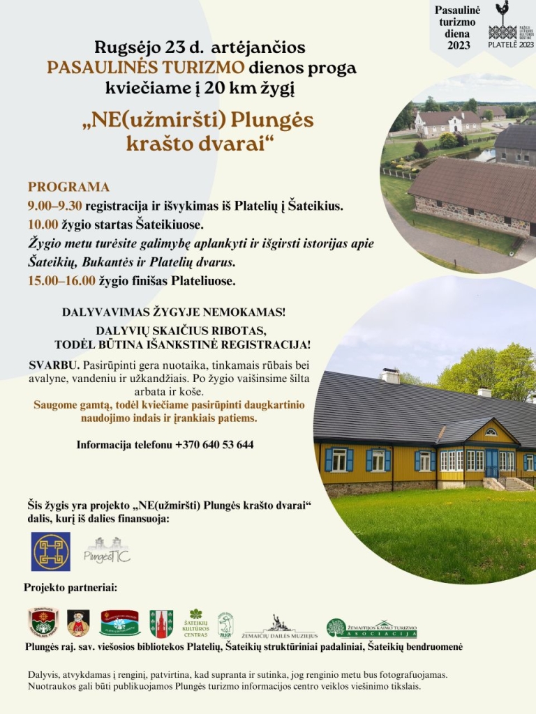 2023-09-23 Žygis „Ne(užmiršti) Plungės krašto dvarai"