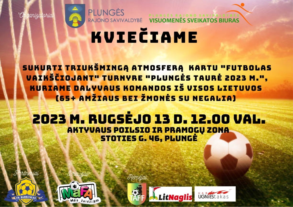 2023-09-13 Futbolas vaikščiojant