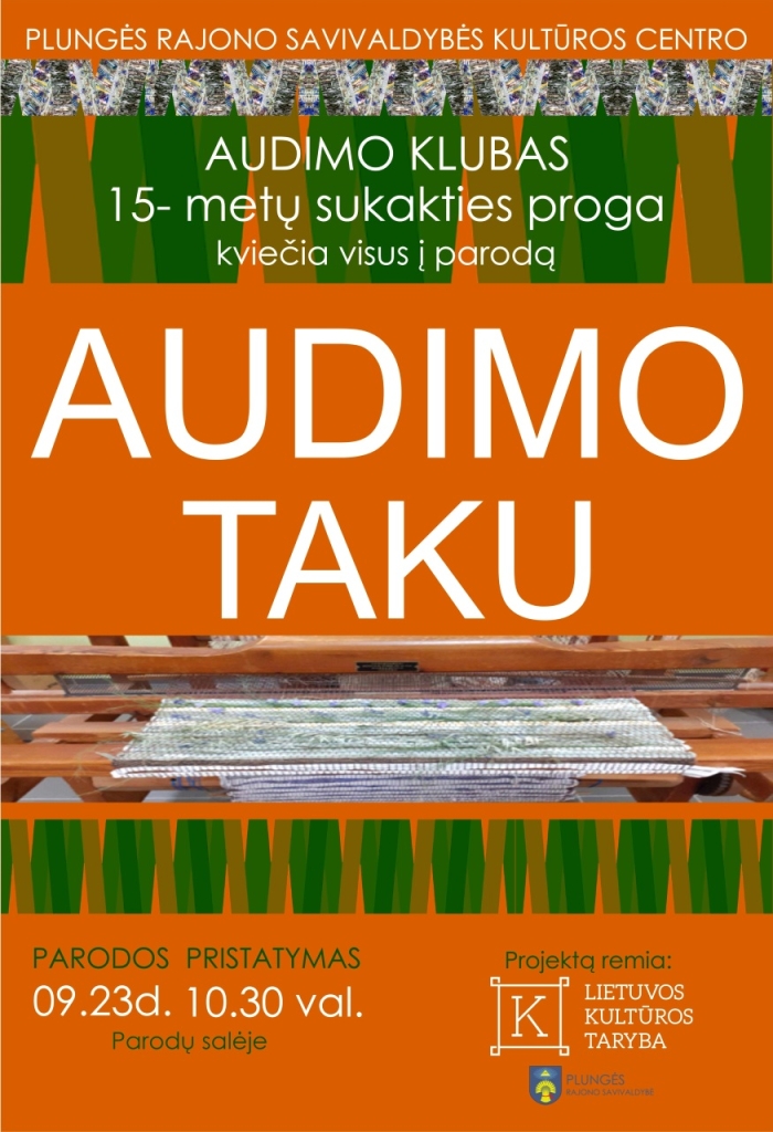 2023-09-23 Parodos ,,Audimo taku“, skirtos Audimo klubo 15 metų sukakties progai paminėti, pristatymas