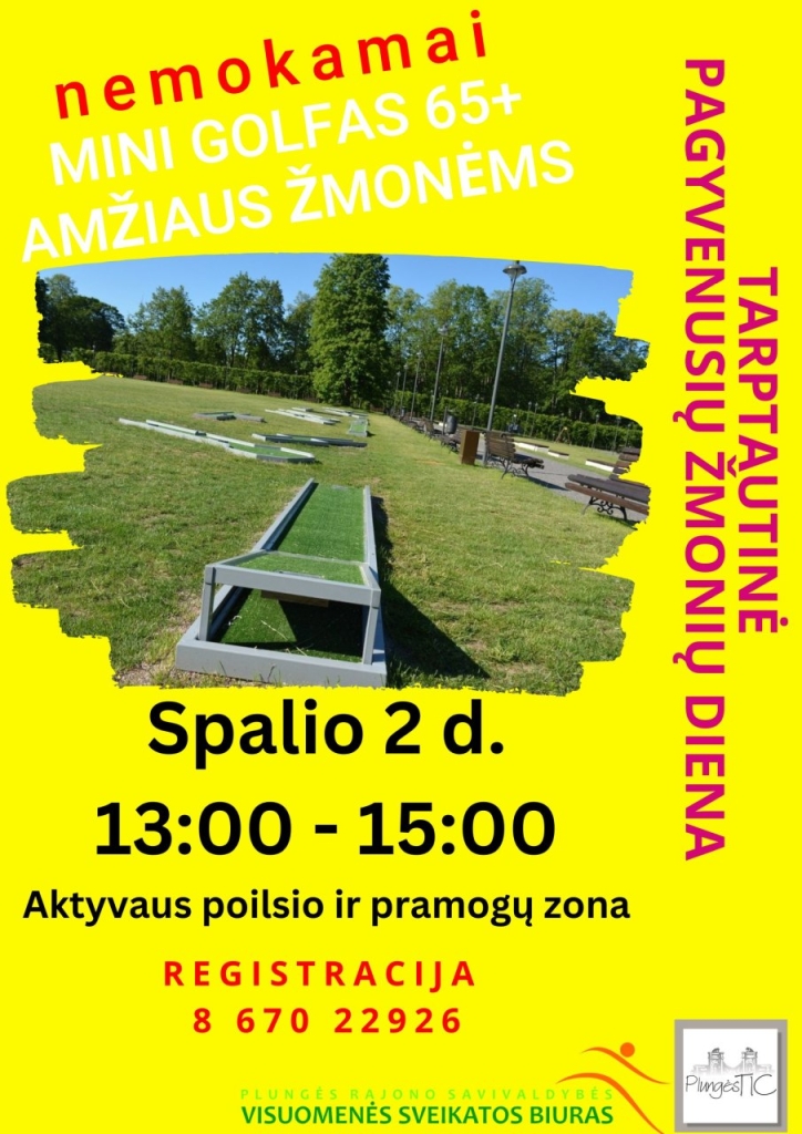 2023-10-02 mini golfas vyresniems žmonėms