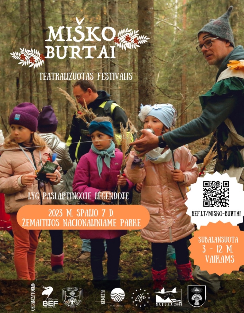 Teatralizuotas festivalis "Miško burtai" 2023-10-07