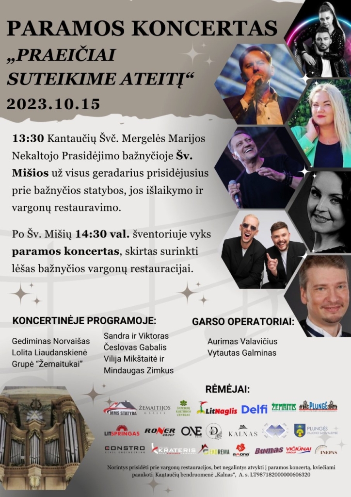 2023-10-15 PARAMOS KONCERTAS Kantaučiuose