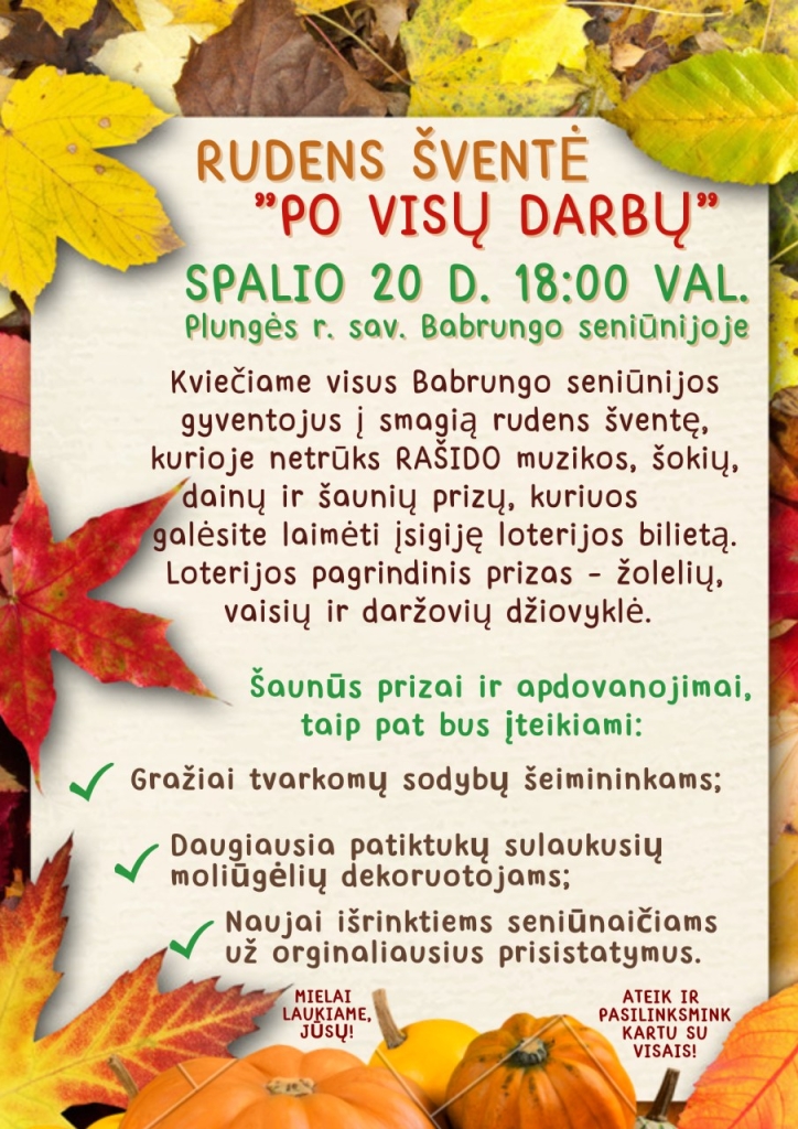 2023-10-20 Babrungo Rudens švėntė