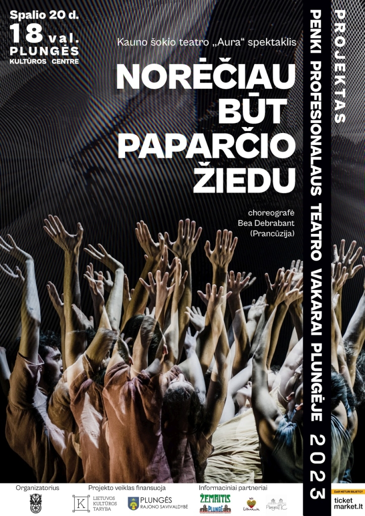 2023-10-20 Kauno šokio teatro ,,Aura“ spektaklis ,,Norėčiau būt paparčio žiedu“