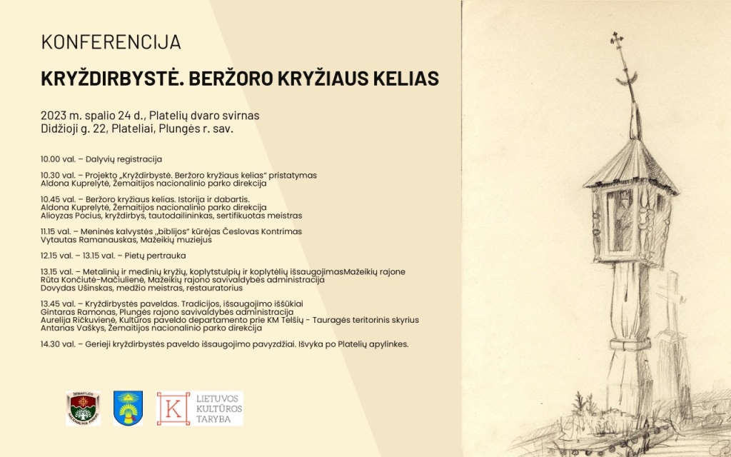 2023-10-24 KONFERENCIJA. Kryždirbystė. Beržoro kryžiaus kelias
