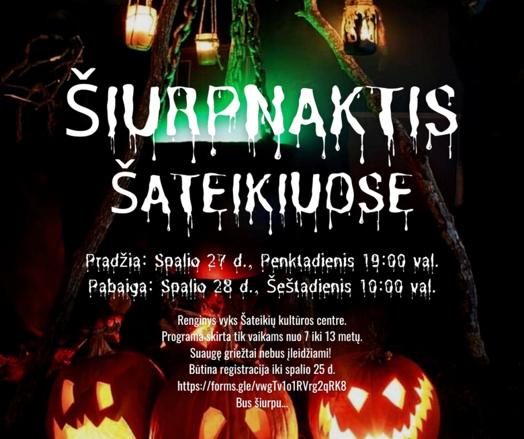 2023-10-27, 2023-10-28 Šiurpnaktis Šateikiuose