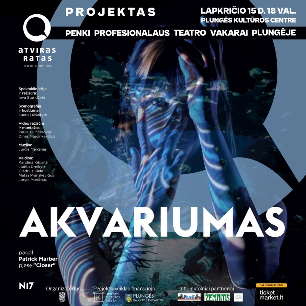 2023-11-15 Teatro "Atviras ratas" premjera ,,Akvariumas“ N-17