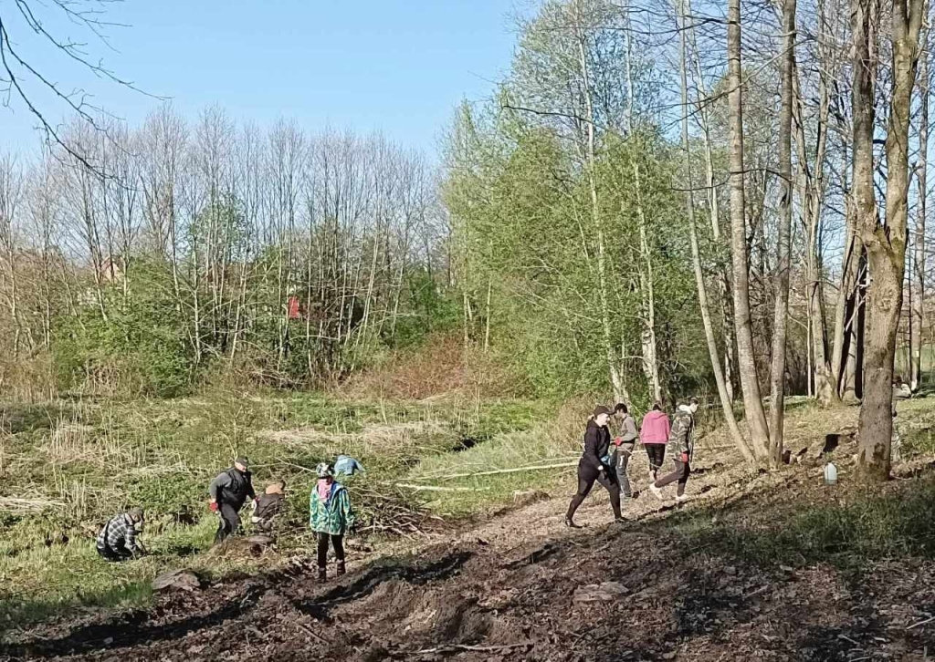 Tvarkomas Kulių kaimynų parkas