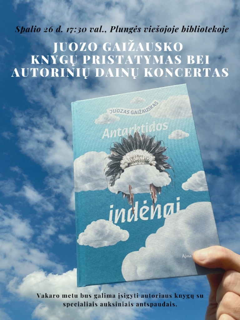 2023-10-26 Juozo Gaižausko knygų pristatymas bei autorinių dainų koncertas