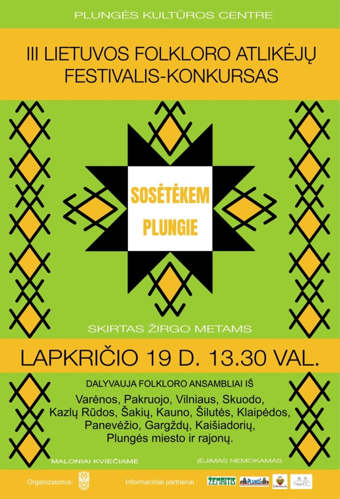 2023-11-19 III Lietuvos folkloro atlikėjų festivalis-konkursas ,,Sosėtėkem Plungie“