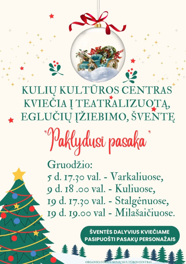 Eglutės įžiebimo šventė "Paklydusi pasaka"