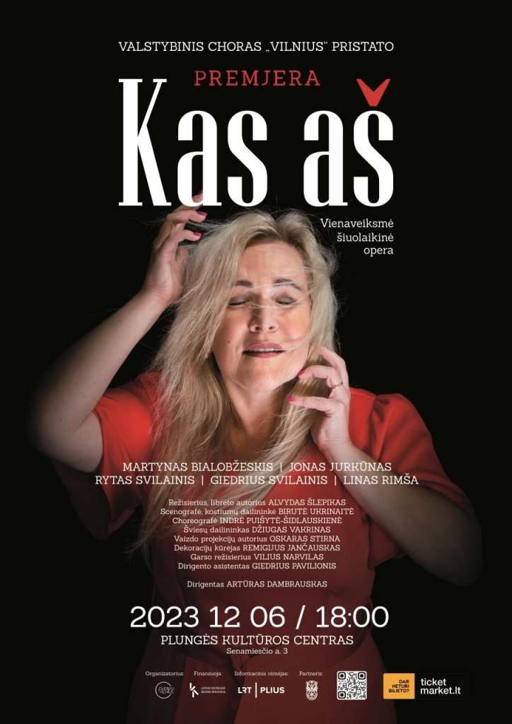 2023 11 08 Choras Vilnius. Vienaveiksmė šiuolaikinė opera KAS AŠ?