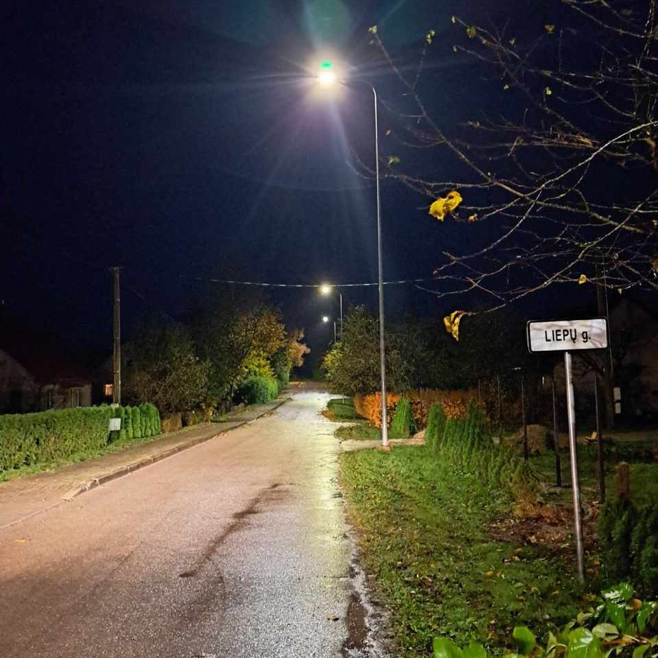 Naujas apšvietimas Paukštakių seniūnijoje