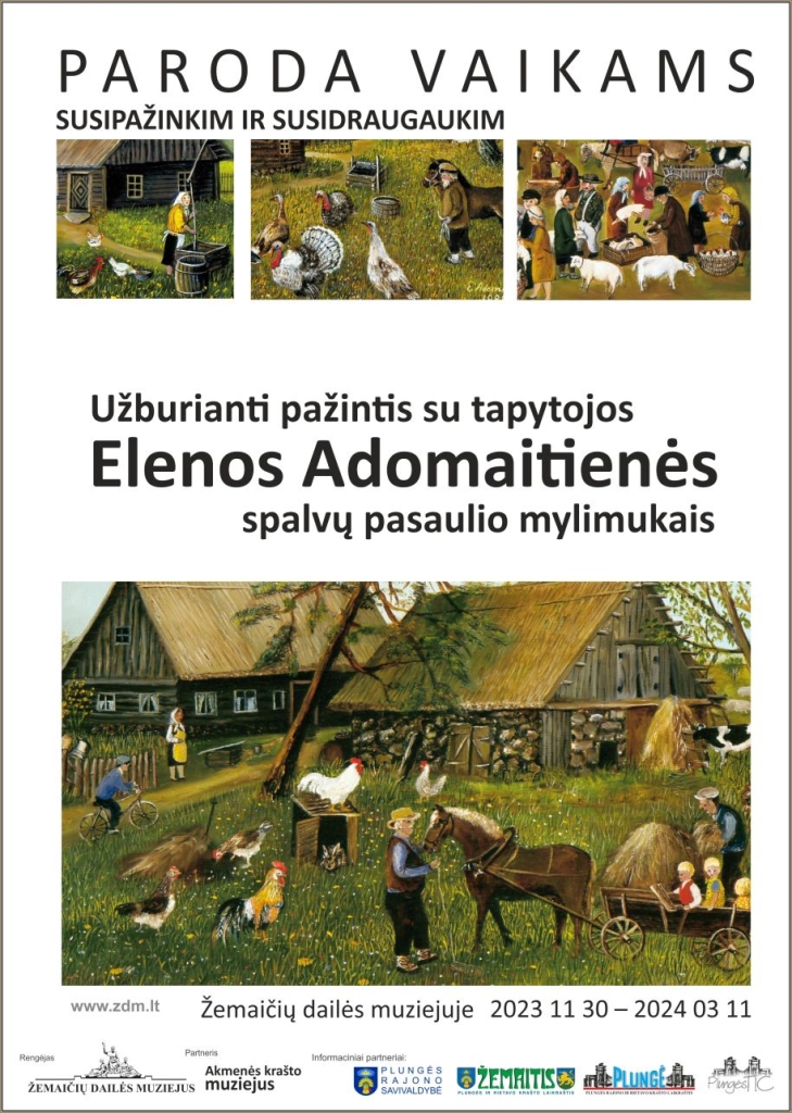 Tapytojos Elenos Adomaitienės (1930–2019) kūrybos paroda ŽDM