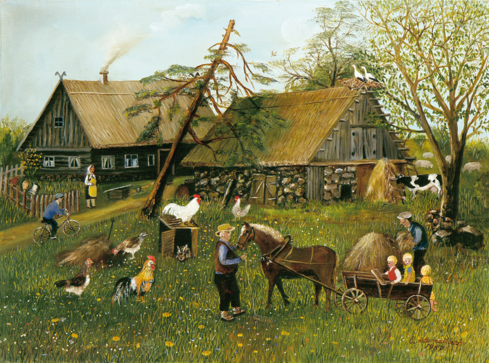 Tapytojos Elenos Adomaitienės (1930–2019) paveikslai ŽDM