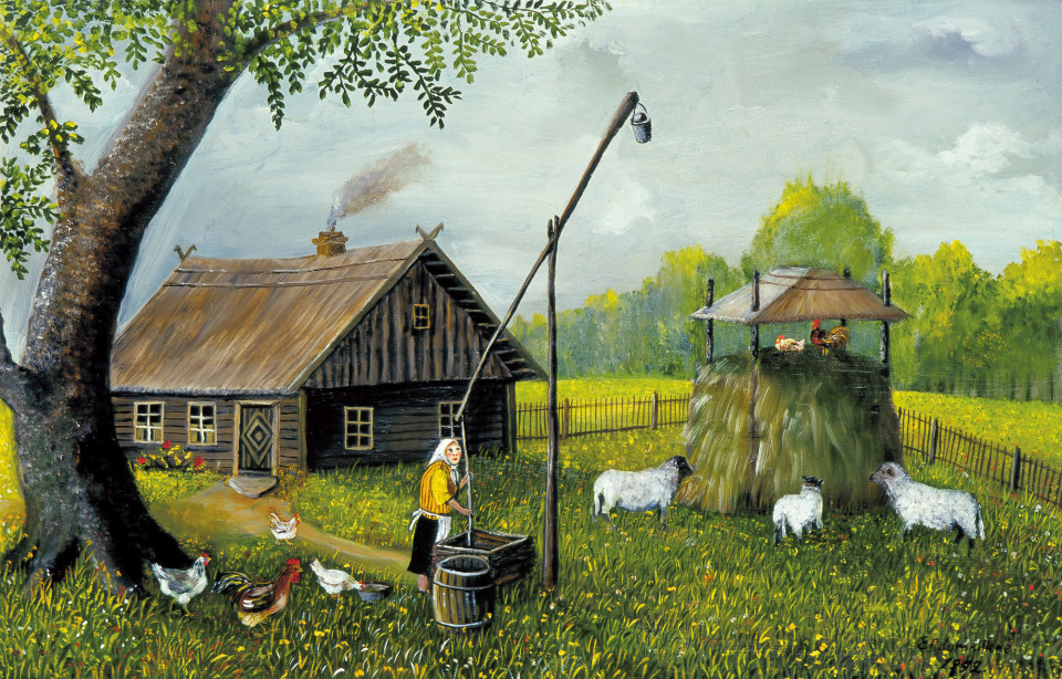 Tapytojos Elenos Adomaitienės (1930–2019) paveikslai ŽDM