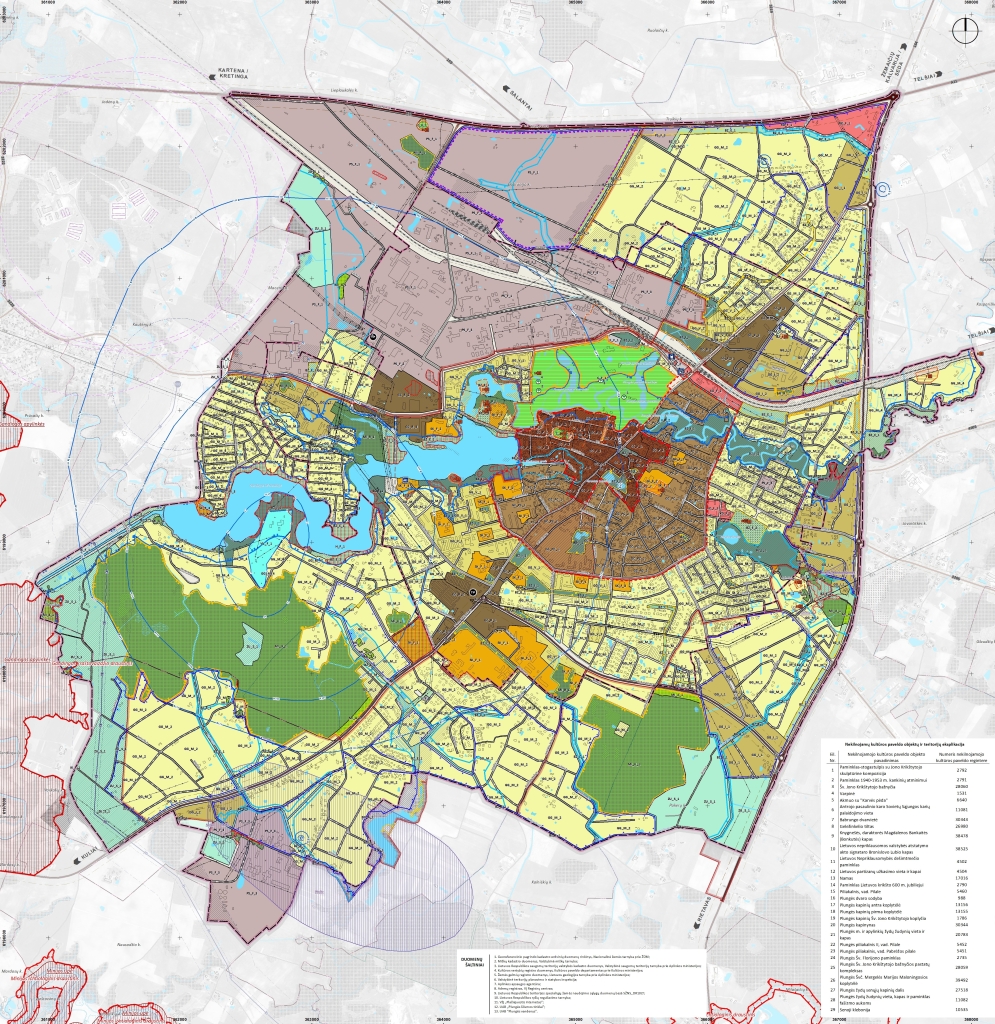 Plungės miesto bendrojo plano keitimo sprendiniai