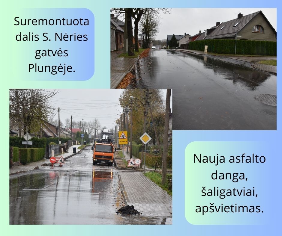 S. Nėries gatvės remontas