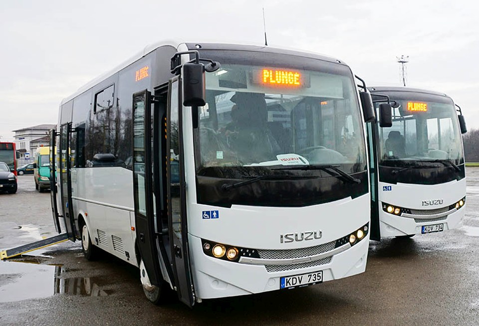 Plungės autobusų parko viešasis transportas