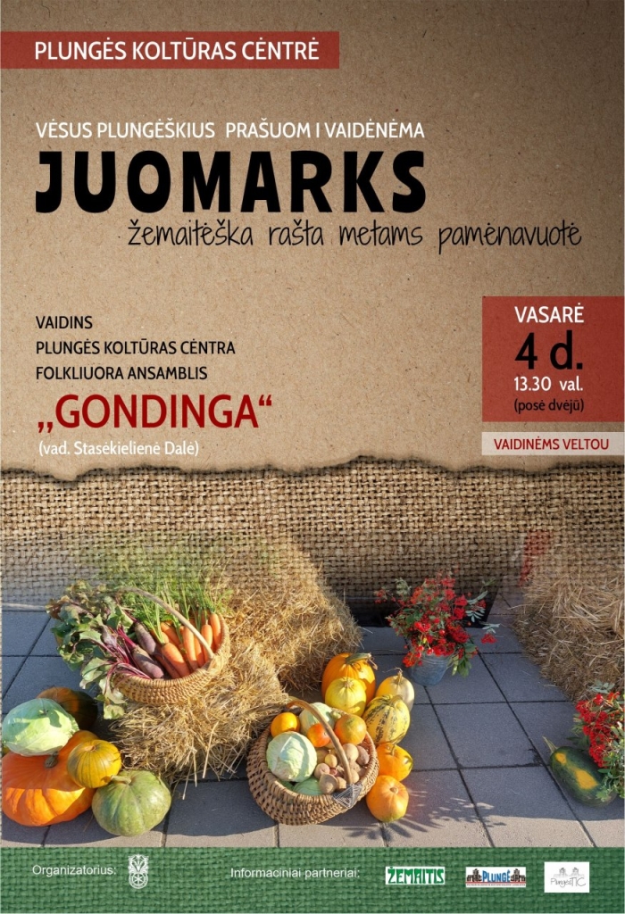 Spektaklis JUOMARKS su Plungės kultūros centro folkloro ansambliu ,,Gondinga"