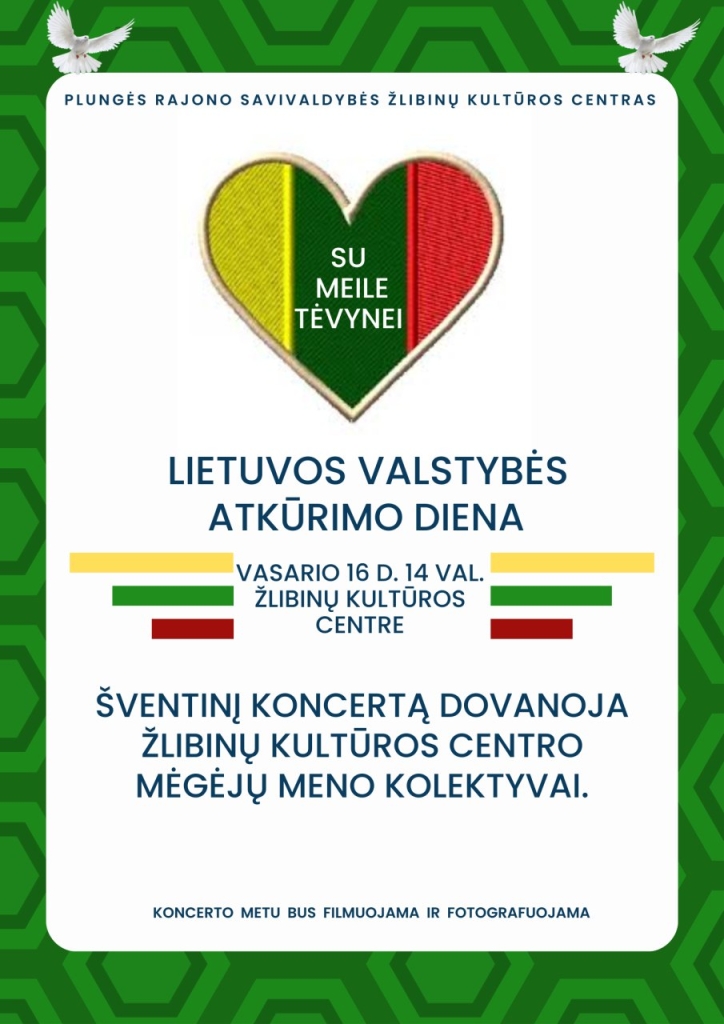 2024-02-16 Lietuvos valstybės atkūrimo diena, koncertas 14 val.