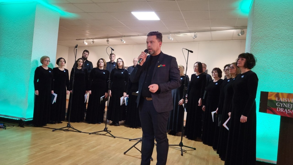 Muzikos ir liudijimų vakare „Laisvės gynėjų drąsa“ mintimis dalijosi Savivaldybės vicemeras Žydrūnas Purauskis