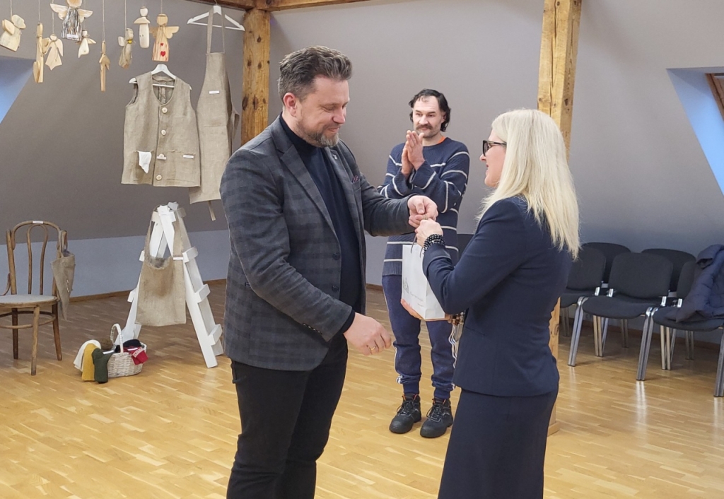Vicemeras Žydrūnas Purauskis dėkojo Ramutei Gedgaudienei