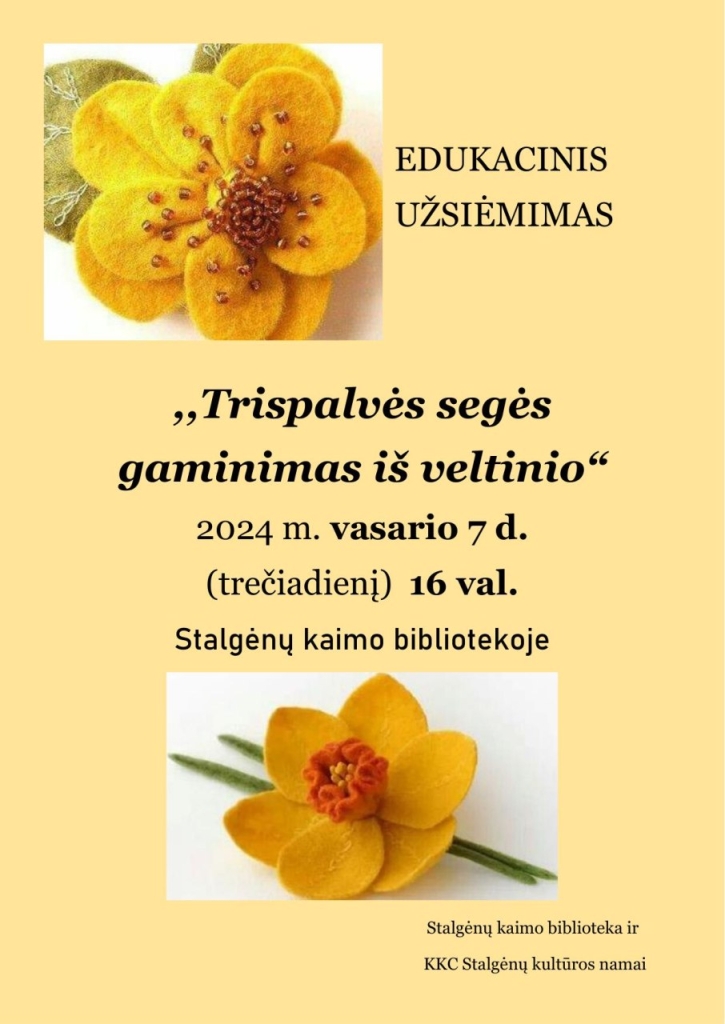 2024-02-07 Edukacija Trispalvė segė