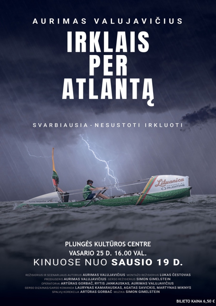 2024-02-25 Kino filmas ,,Irklais per Atlantą"