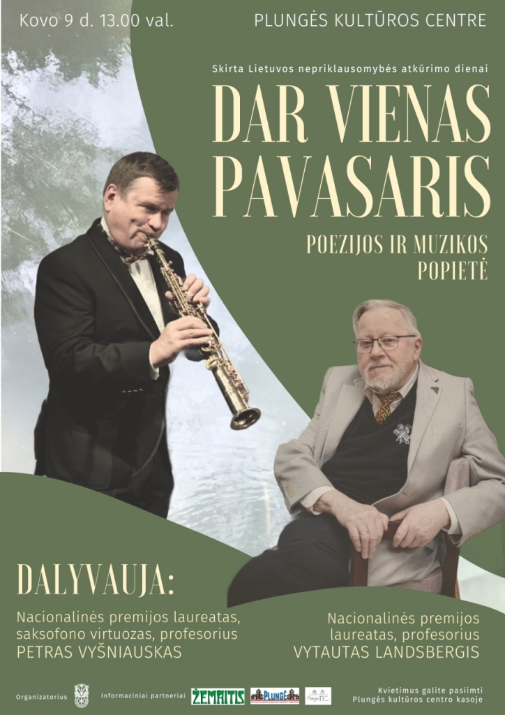 Poezijos ir muzikos popietė ,,Dar vienas pavasaris“