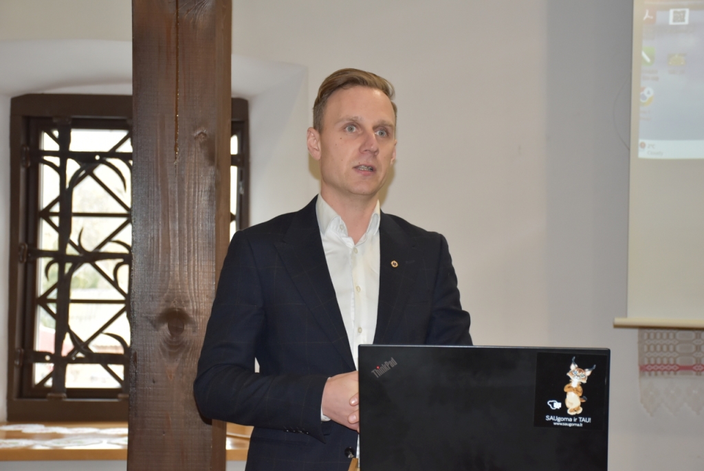 Platelių seniūnas Robertas Šimkus