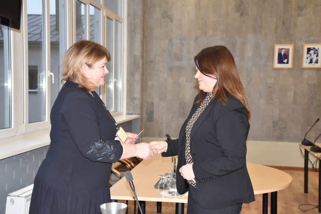 Komisijos pirmininko pavaduotoja išrinkta Ilona Meškauskienė (dešinėje)