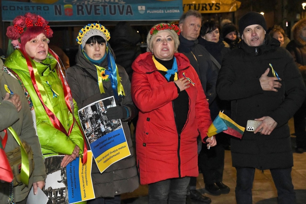 Į renginį įsiliejo ir Plungėje gyvenantys ukrainiečiai
