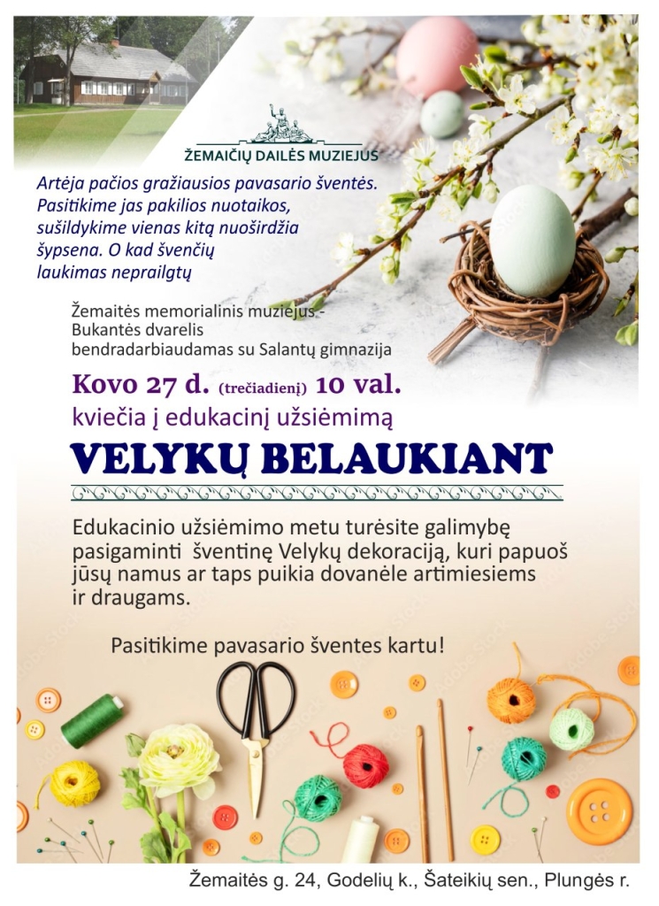 2024-03-27 Edukacinis užsiėmimas VELYKŲ BELAUKIANT.