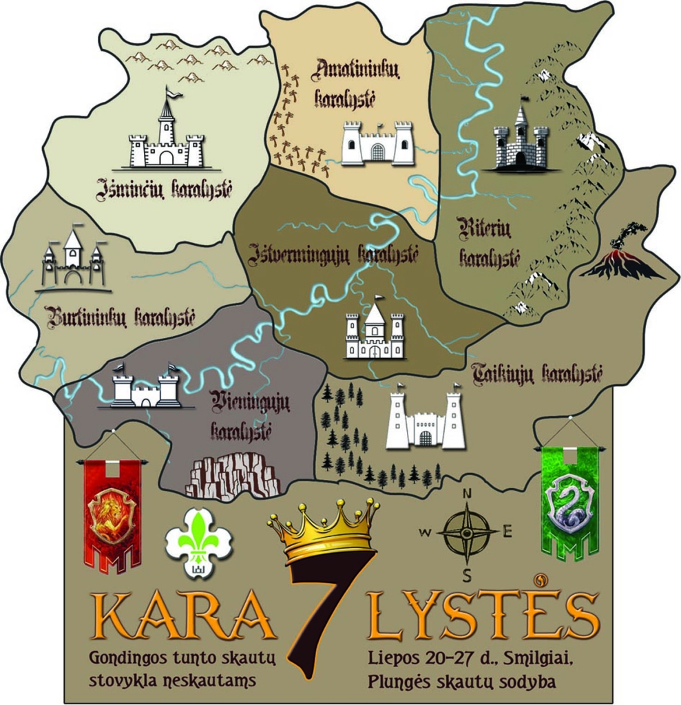 Skautų stovyklą ne skautams „7 karalystės"