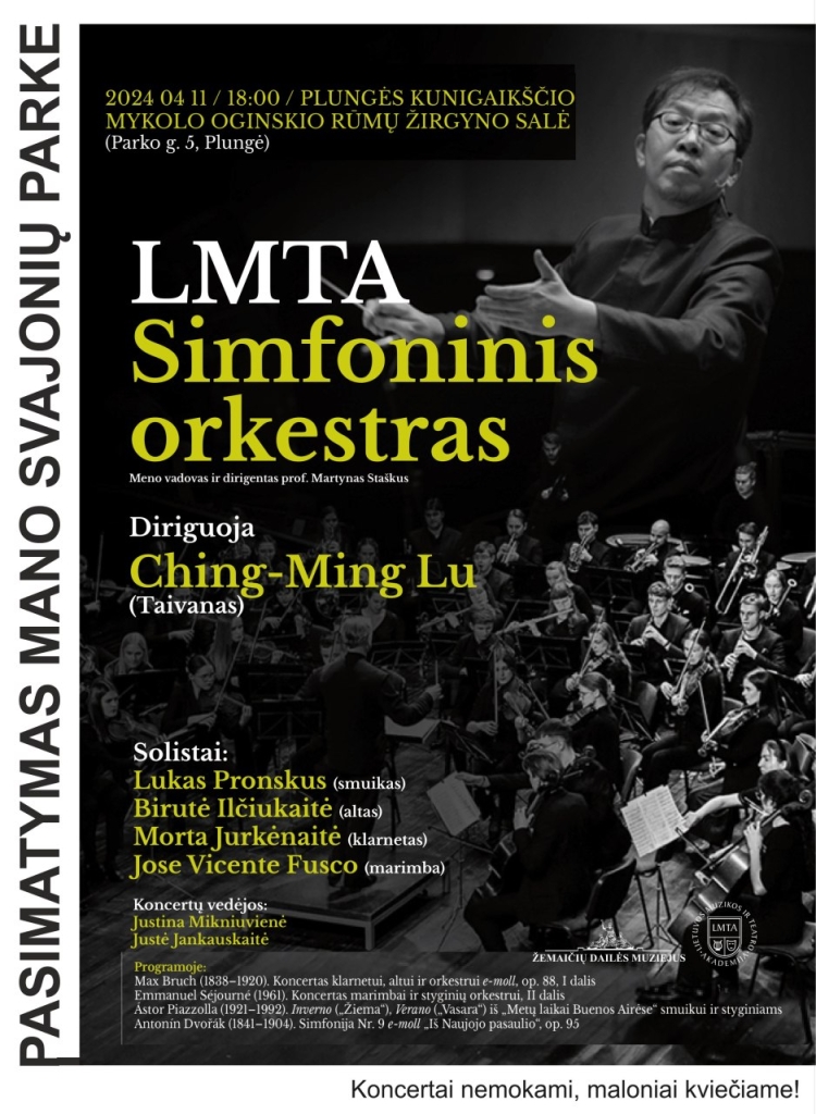 Lietuvos muzikos ir teatro akademijos simfoninis orkestras, dirigentas Ching-Ming Lu