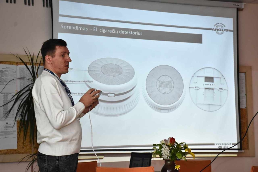 L. Janavičius paaiškino daviklių veikimą