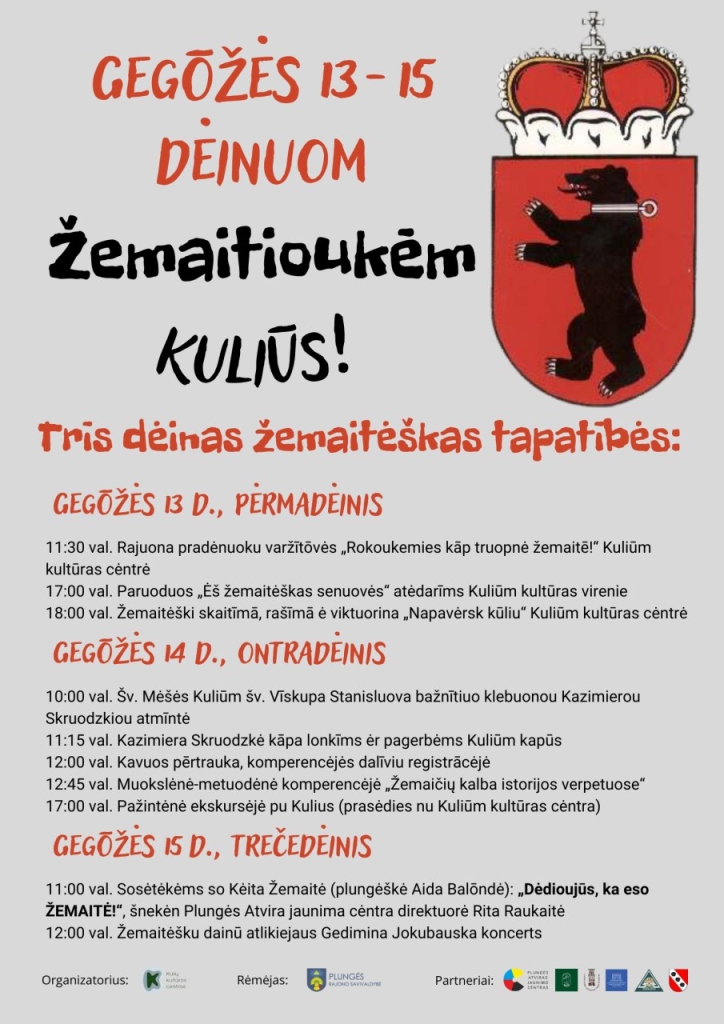 Trys dienos žemaitiškai
