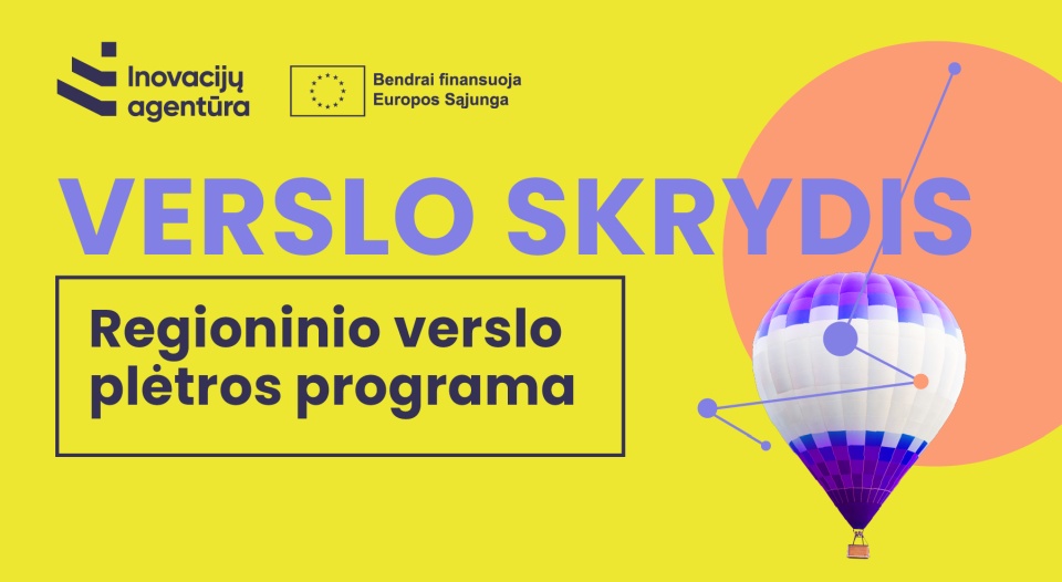 Pradedančiųjų SVV plėtros programa „Verslo skrydis“, kvietimas