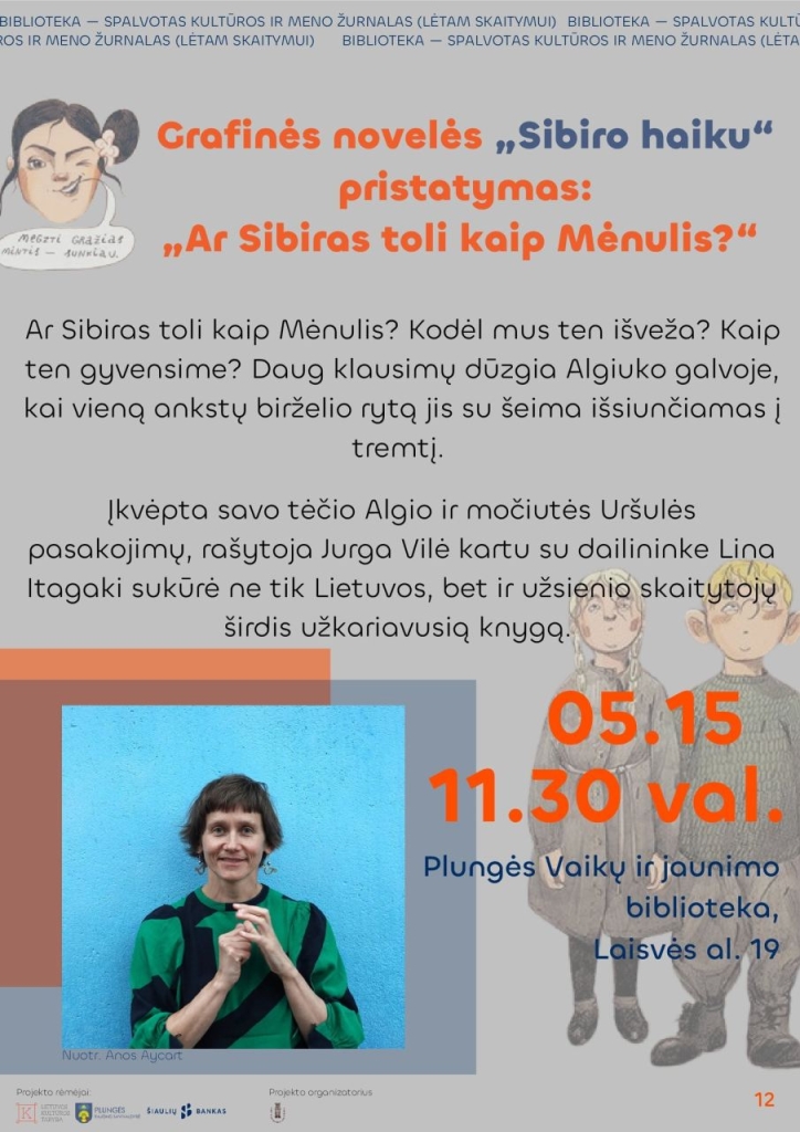 2024-05-15 11.30 val. „Sibiro Haiku” – autorė Jurga Vilė