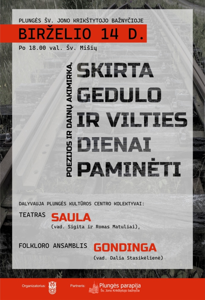 2024-06-14 Gedulo ir vilties diena, paminėjimas su teatro grupe SAULA ir folkloro ansambliu GONDINGA