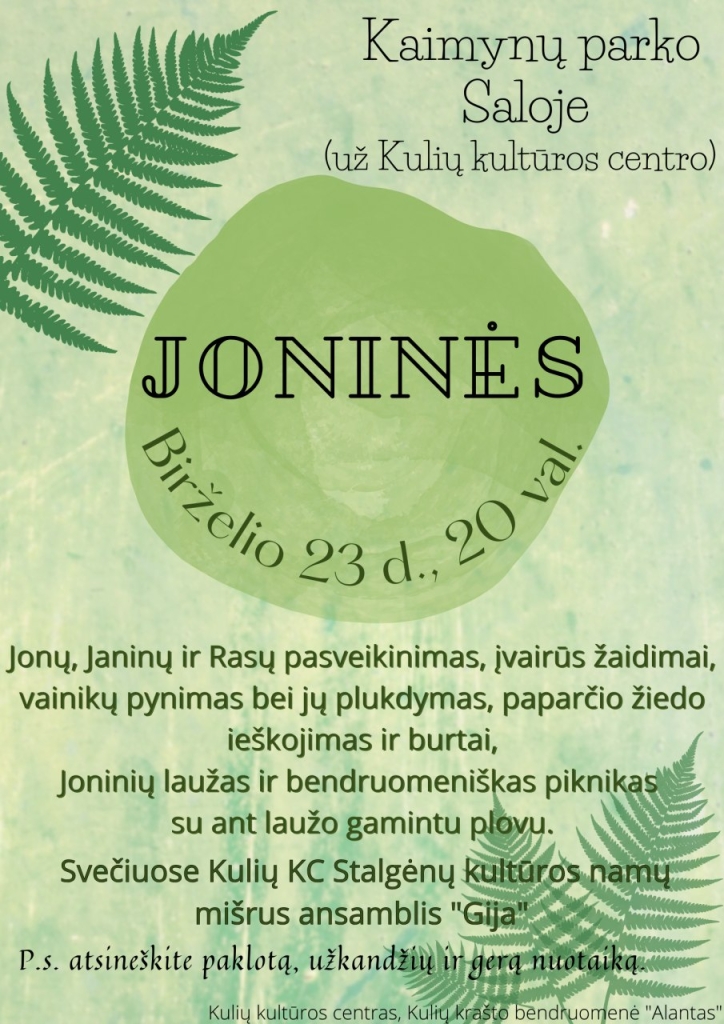 joninės Kuliuose