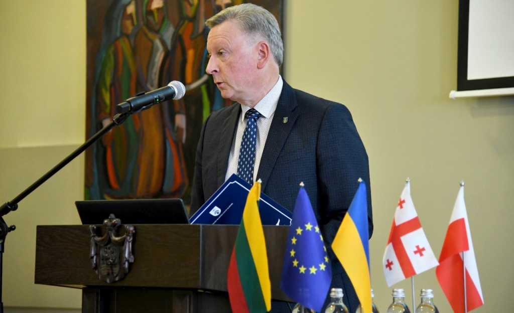 Susirinkusiuosius į konferenciją pasveikino Savivaldybės meras Audrius Klišonis