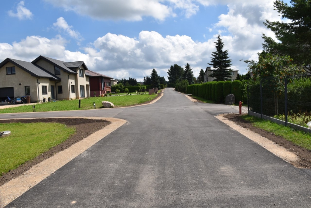 Atnaujinta 1,2 km Beržų gatvės