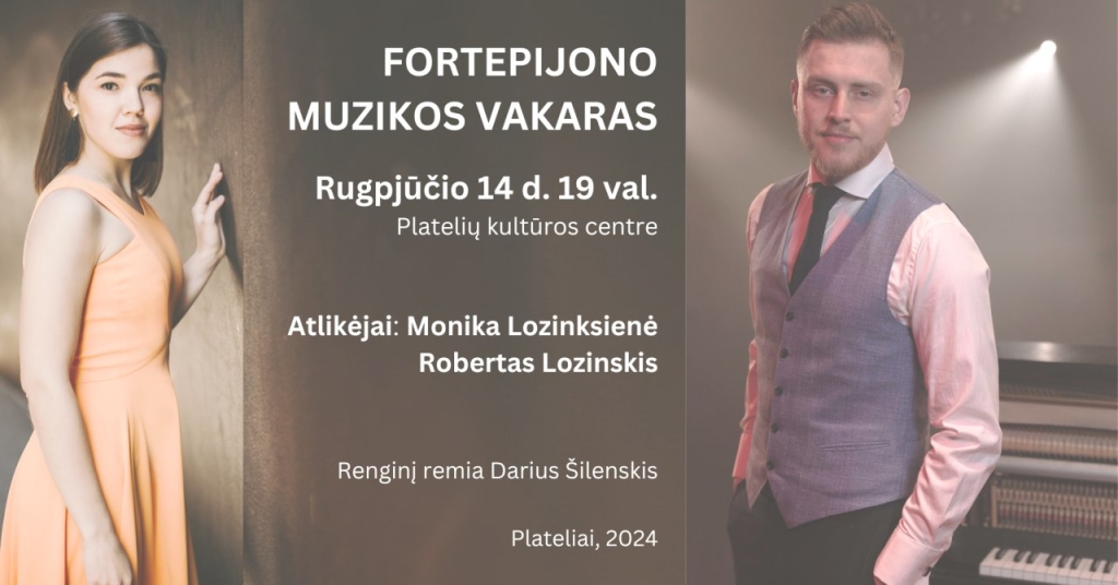 atlikėjai Monika Lozinksienė, Robertas Lozinskis