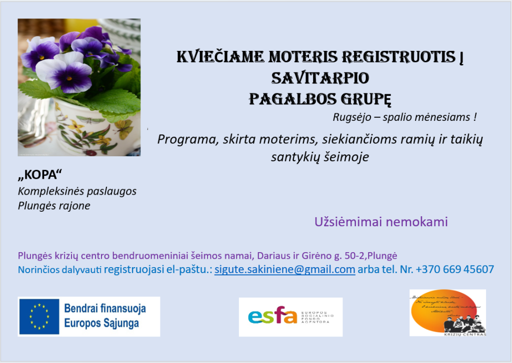 Projektas „Kompleksinės paslaugos (KOPA)“